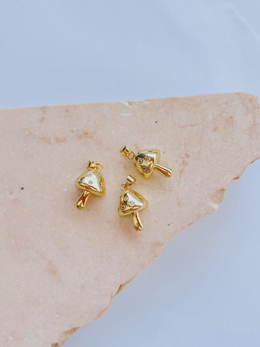 Charm Gold Mushroom