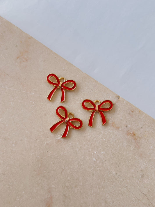 Charm Red Bow