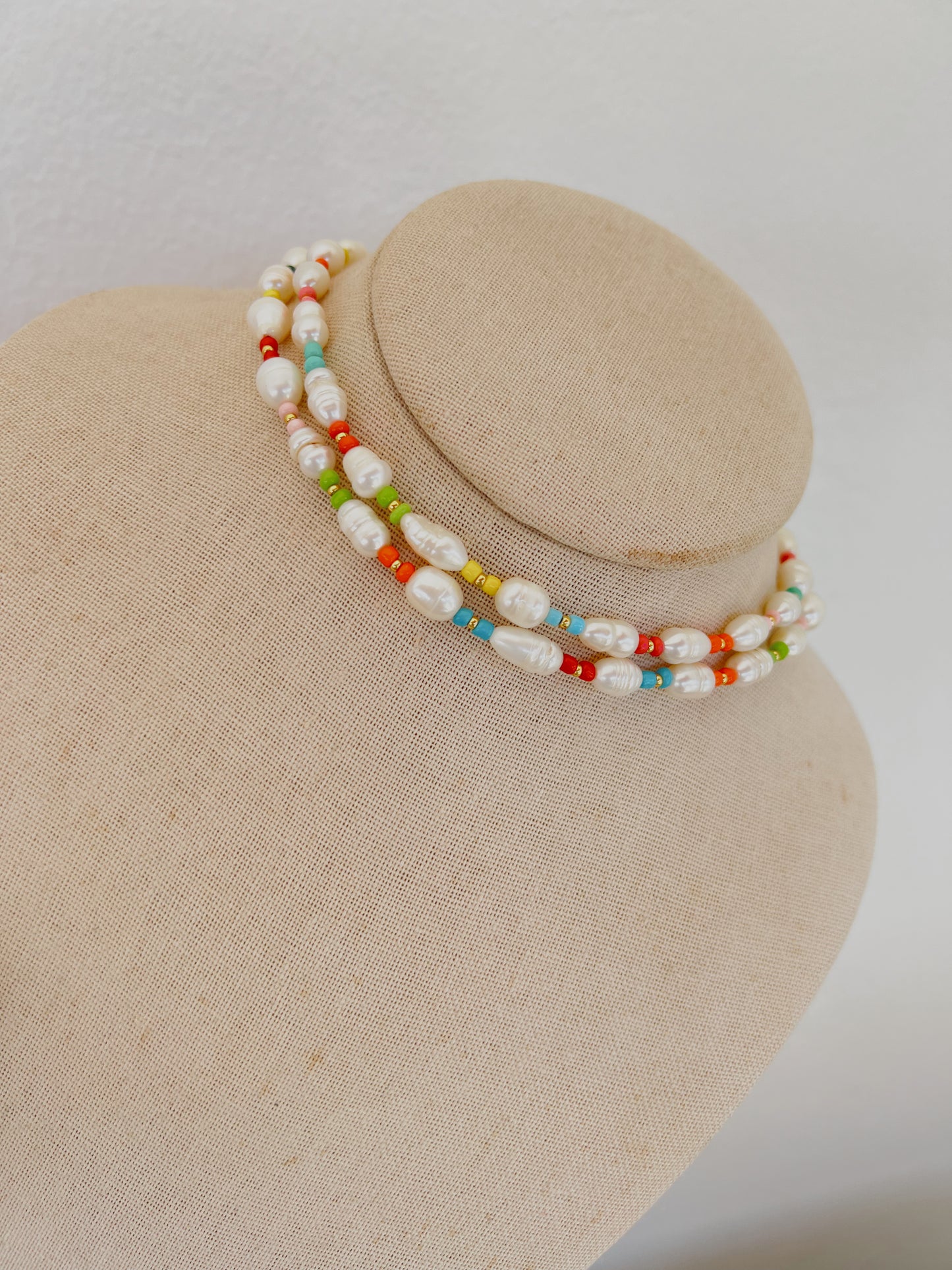 Colorfull Pearls Necklace