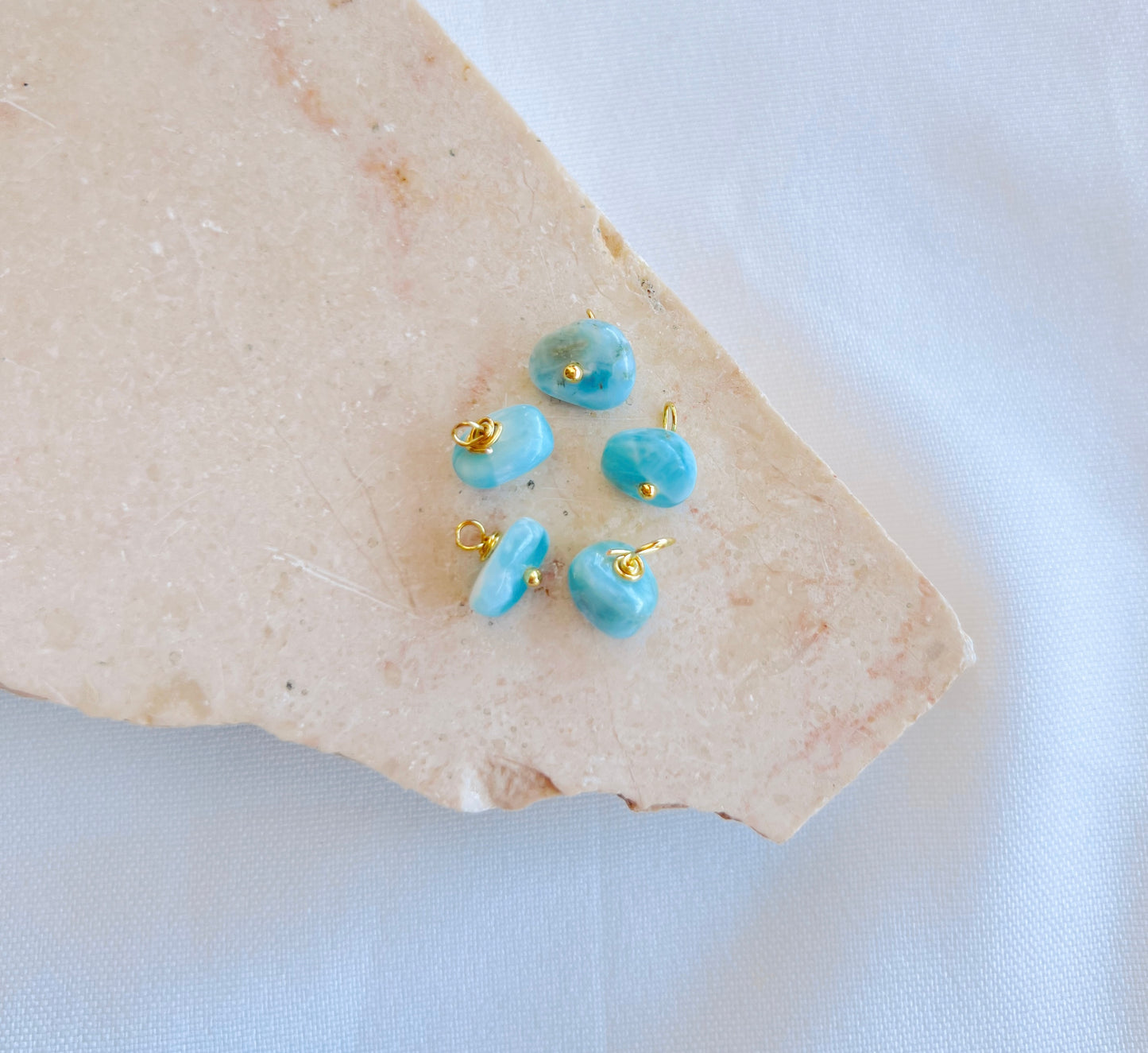 Charm Chips Larimar